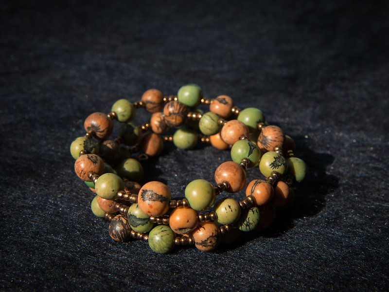 South American Palm Bracelet Two-tone Model - Bracelets - Other Materials 