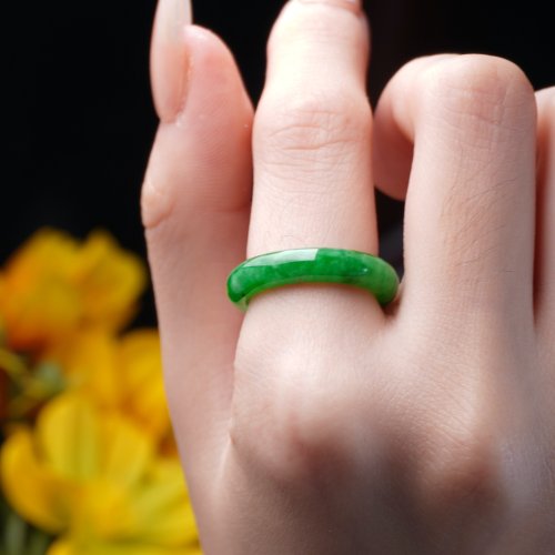 天然ミャンマー産A貨翡翠　陽緑リング 500x0.jpg