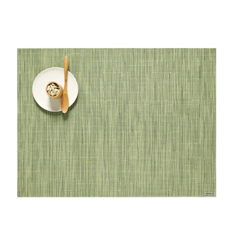 Chilewich / 竹編系列 Bamboo 餐墊 春綠色 36 x 48 cm - 桌布/桌巾/餐墊 - 塑膠 綠色