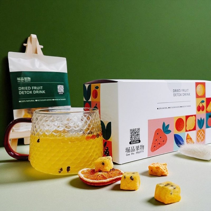 | 果乾水10入禮盒 | 果乾飲茶包 | 10款不同口味  | 含明信片紙袋 - 茶葉/茶包/水果茶 - 新鮮食材 