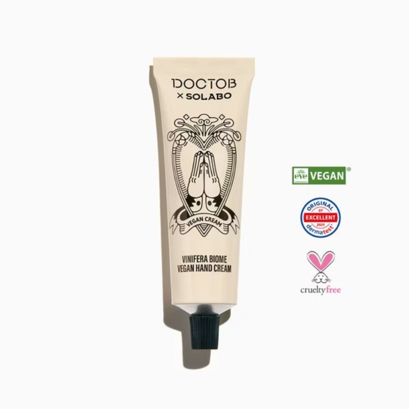 Vinifera Biome Grape Seed Antioxidant Hand Cream - DOCTOB Korean Vegan Skincare Brand - Nail Care - Other Materials 