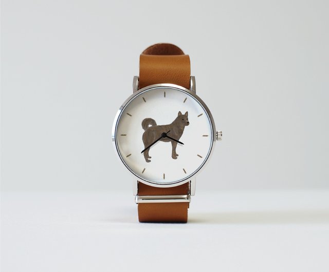 Watch 腕時計　バーチャルペット　犬　ドッグ　わんちゃん　レア　Qpet 甲斐犬（黒）の腕時計 – とけい屋びと。