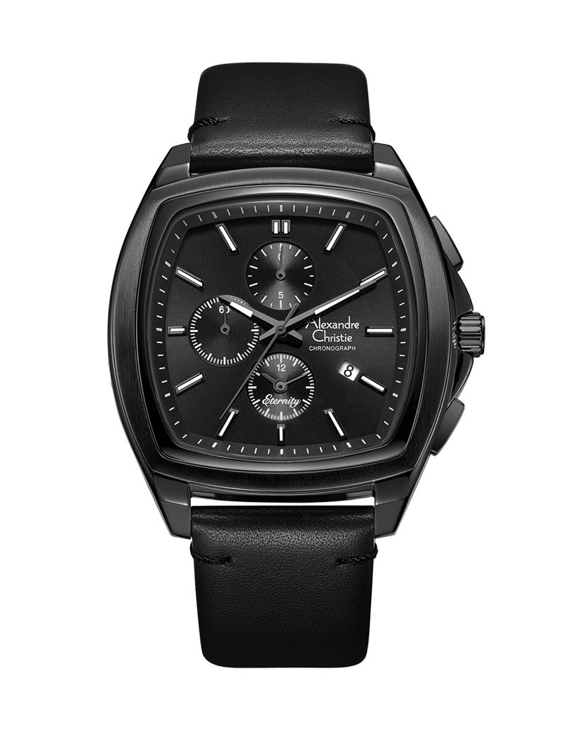 【AC Watch】6616MCLIPBA-SET Black - Men's & Unisex Watches - Stainless Steel 