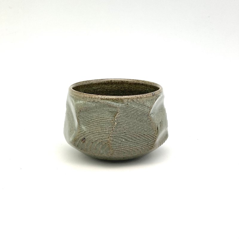 青釉紋飾茶碗 - 茶壺/茶杯/茶具 - 陶 綠色