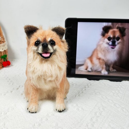 LifeXtyle 樂活式 客製化逼真犬羊毛氈寵物娃娃定製複刻狗狗貓咪毛小孩公仔