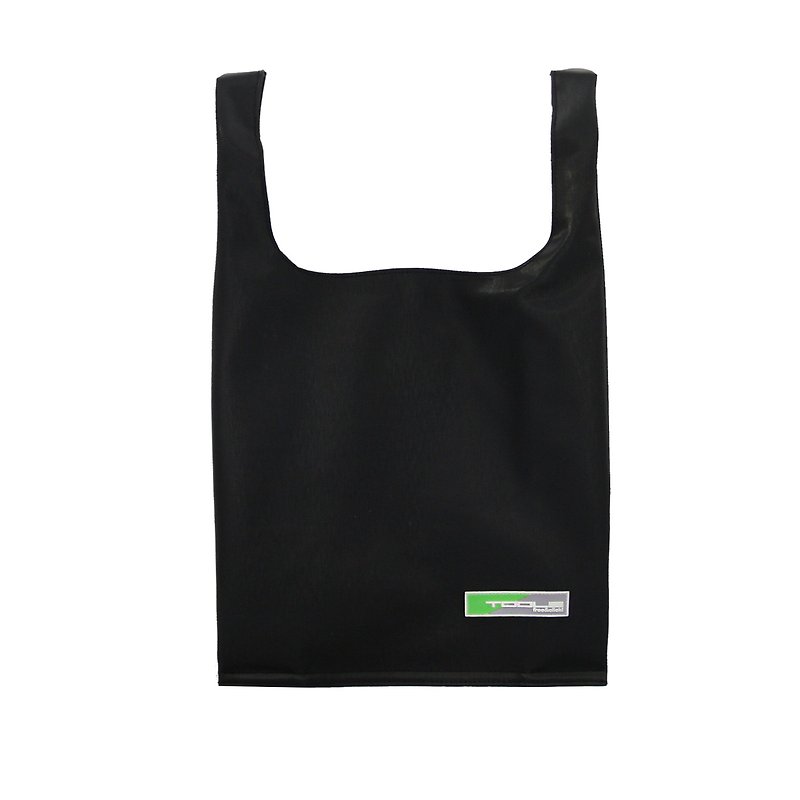 ハンドツールTituのErバッグショッピングバッグ:: :: ::緑黒楽しい＃ - トート・ハンドバッグ - その他の素材 ブラック