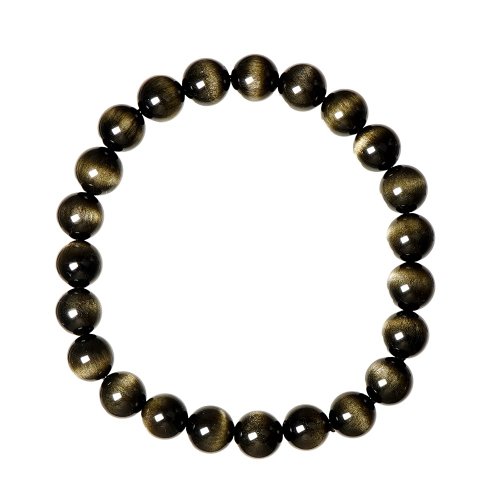 正佳珠寶 Gemsrich Jewelry 【正佳珠寶】金曜石 超頂級貓眼金曜 7.8-8.2mm 貓眼金曜石手珠