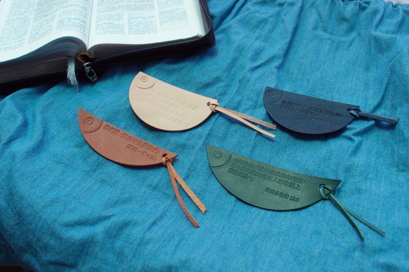 Leather Bible Bookmarks/Gospel Gifts - ที่คั่นหนังสือ - หนังแท้ 