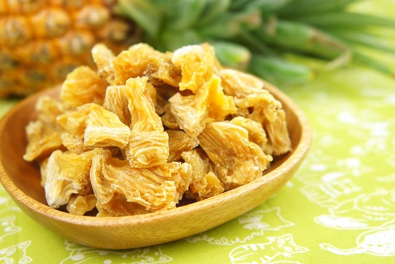 Afternoon snack light│Dried pineapple fruit (250g/pack) - Dried Fruits - Fresh Ingredients Yellow