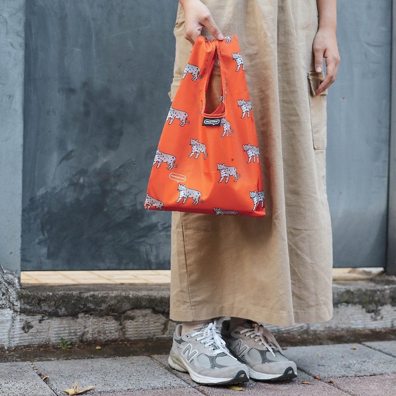 Lunch bags Shopping bags - กระเป๋าถือ - เส้นใยสังเคราะห์ สีส้ม