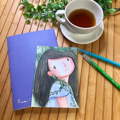 princess-cada 故事 明信片 卡達公主 鳥語