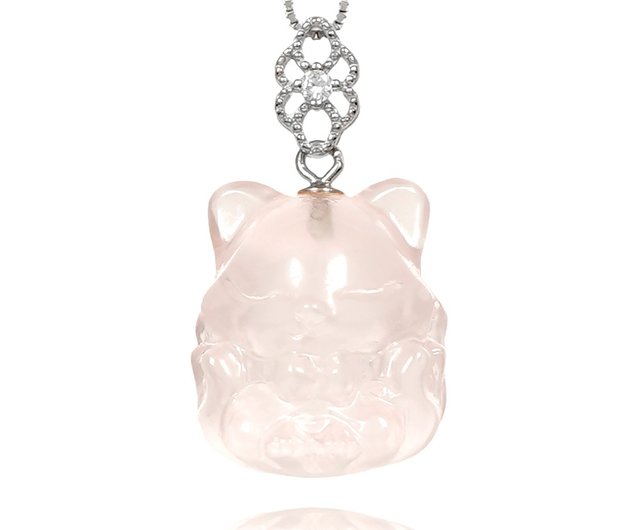 Zhengjia Jewelry] ローズクォーツ スターライト ローズクォーツ 九尾