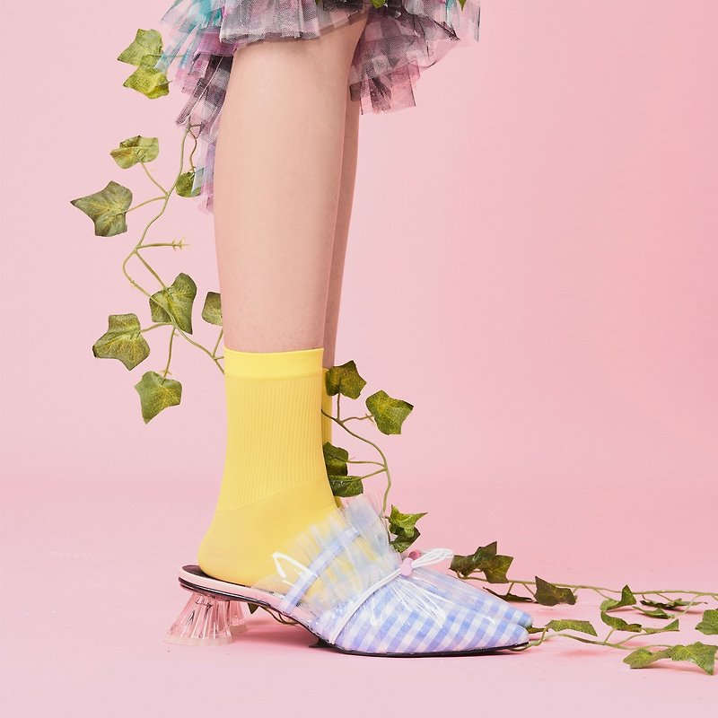 | HOA | Small pointed toe TPU mesh crystal heel shoes | Blue | 5238 | - รองเท้าแตะ - ไฟเบอร์อื่นๆ สีน้ำเงิน