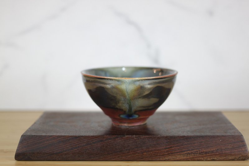 【送禮好物】120ml 天目釉 柴燒茶杯 茶碗 鶯歌名家葉敏祥作品 - 茶壺/茶杯/茶具 - 瓷 