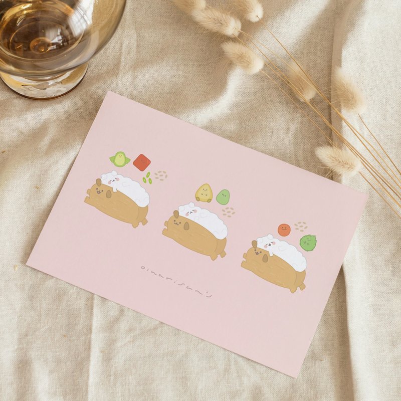 Hanchan's picnic Postcard - การ์ด/โปสการ์ด - กระดาษ 