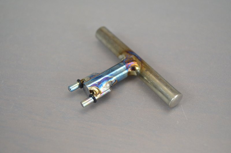 Titanium  bottom wrench=チタン製ボトムレンチ=マルシンCO2ガスガン特殊工具・FN5-7・A - 鑰匙圈/鑰匙包 - 其他金屬 多色