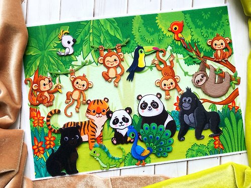 Happy Toy House We study tropical animals, Home game,兒童玩具 ,益智玩具,Best first choice for kids gift