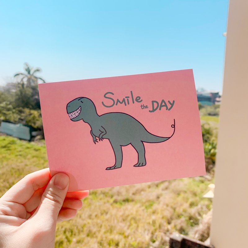 Smile the Day Enjoy Your Life / Postcard - Cards & Postcards - Paper 