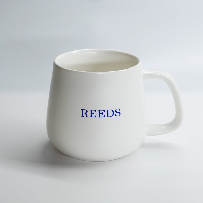 【REEDS】Mug 350mL - แก้วมัค/แก้วกาแฟ - เครื่องลายคราม ขาว