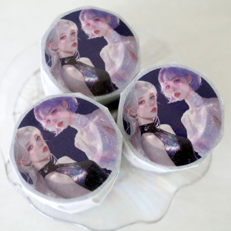 Holographic PET TAPE (5.5cm X 10m) - 紙膠帶/和紙/PET - 聚酯纖維 透明