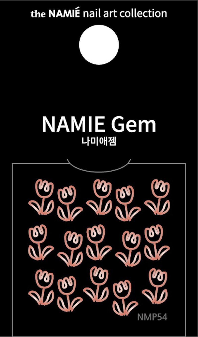 [Professional] NAMIE Gem Nail Art Decorative Art Sticker Normal Metallic 54 - ยาทาเล็บ - กระดาษ สีทอง