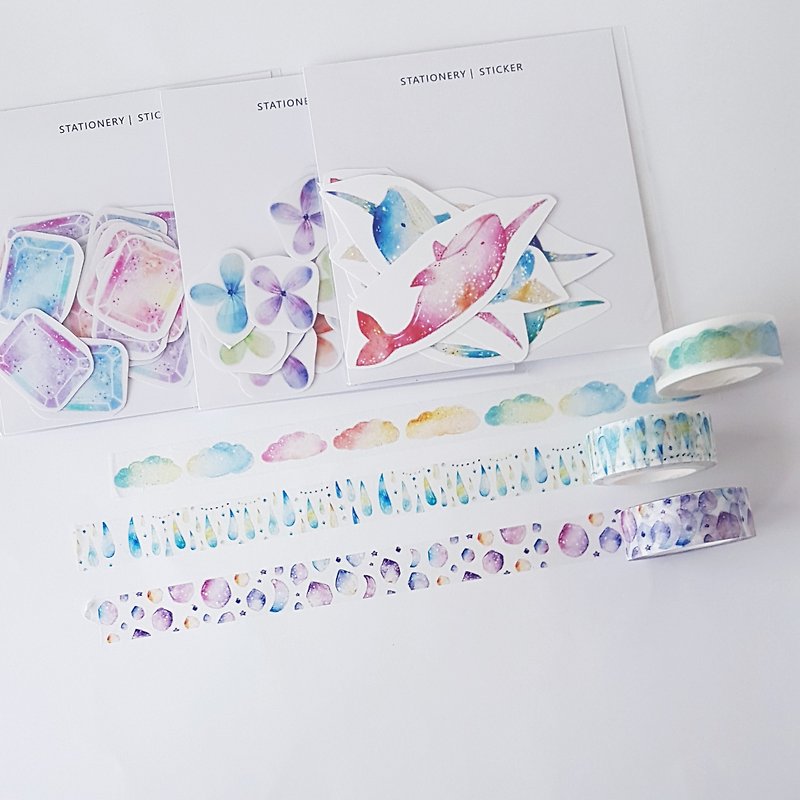Goody Bag - Summer Garden Tour 10% Off Full Set - Washi Tape - Paper Multicolor