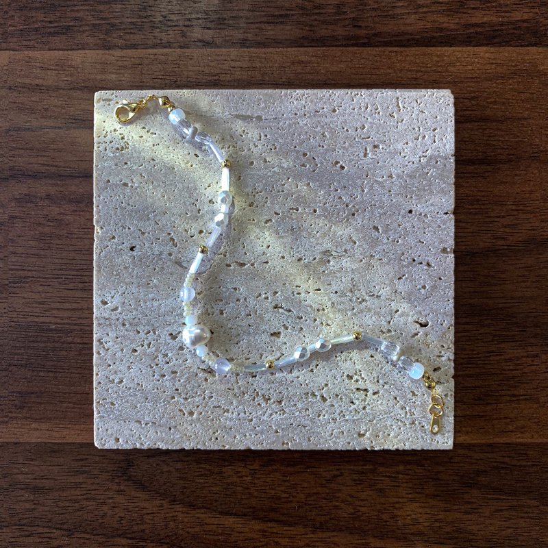 Atelier Pluton實驗序號 | PL065 - 手鍊/手環 - 珍珠 白色