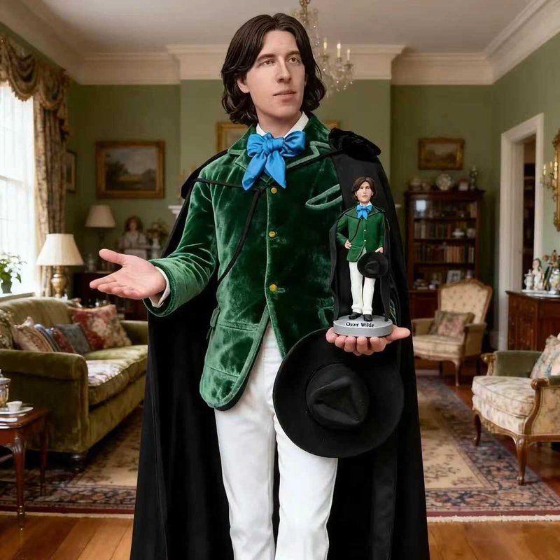 客製化人物公仔 人偶 3D人像畫 似顏繪 肖像 定製 生日 紀念 43 - 公仔/玩偶 - 黏土 多色