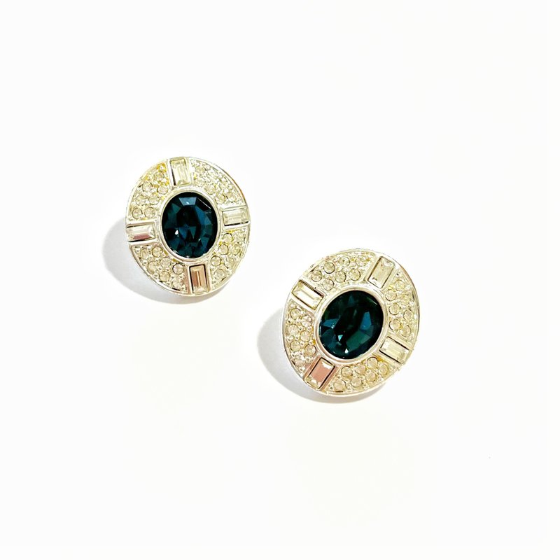 •DANIEL• Napier red carpet eye-catching sapphire diamond earrings - Earrings & Clip-ons - Other Metals Silver