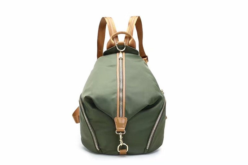 Simple anti-splash anti-theft backpack / shoulder bag / black / gray / blue / red #1006 - Backpacks - Waterproof Material Green