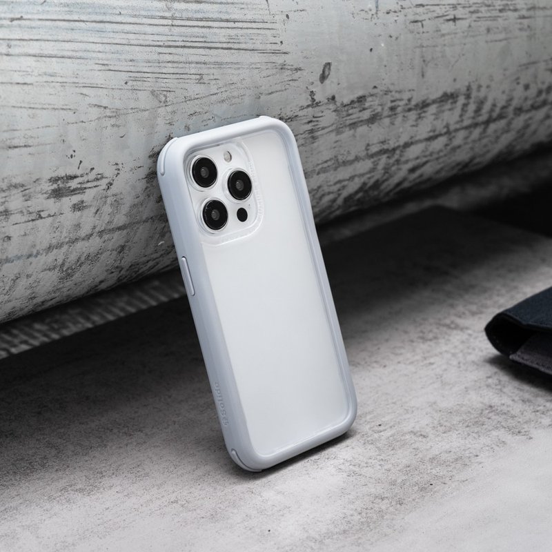 iPhone 15系列 維納斯 抗菌防摔/支援磁吸 手殼殼-灰 - 手機殼/手機套 - 塑膠 灰色