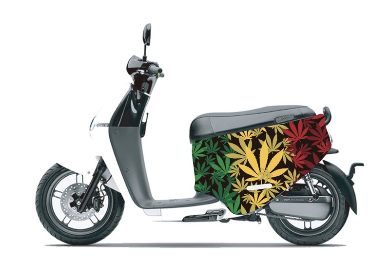 BLR gogoro anti-scratch car cover iD70 tricolor hemp - อื่นๆ - เส้นใยสังเคราะห์ สีดำ