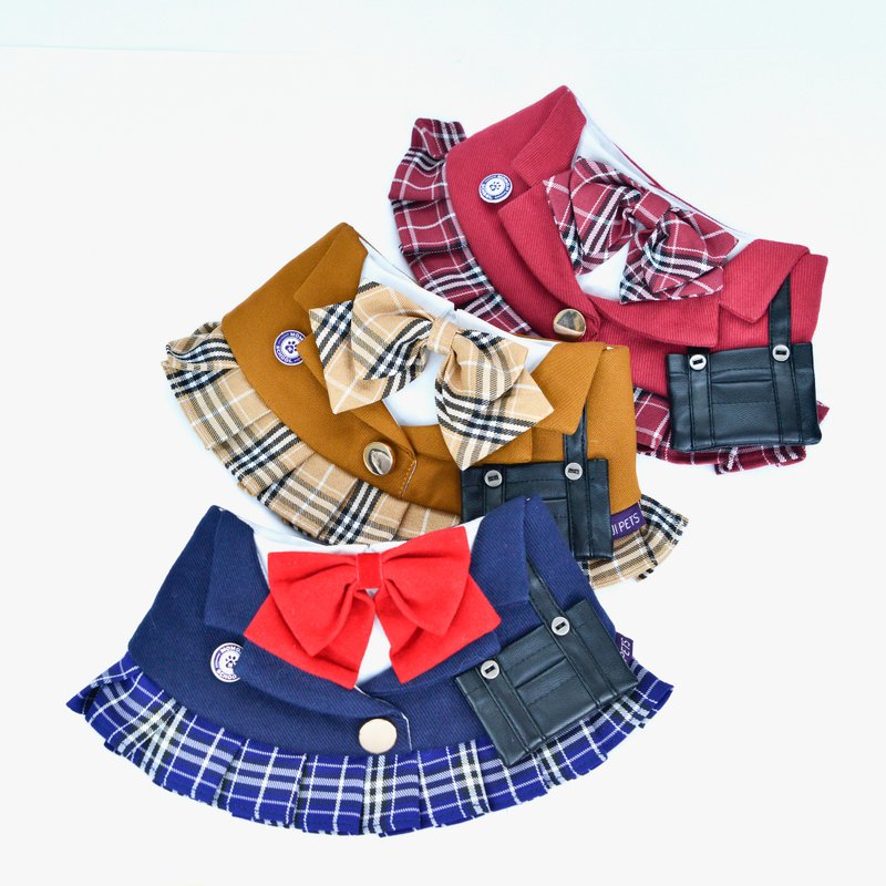 【MOMOJI】Pet Bib | Morrison Hill Girls - ชุดสัตว์เลี้ยง - เส้นใยสังเคราะห์ หลากหลายสี