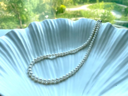 Athena珍珠設計 塔鏈 天然淡水珍珠 串鏈 銀扣