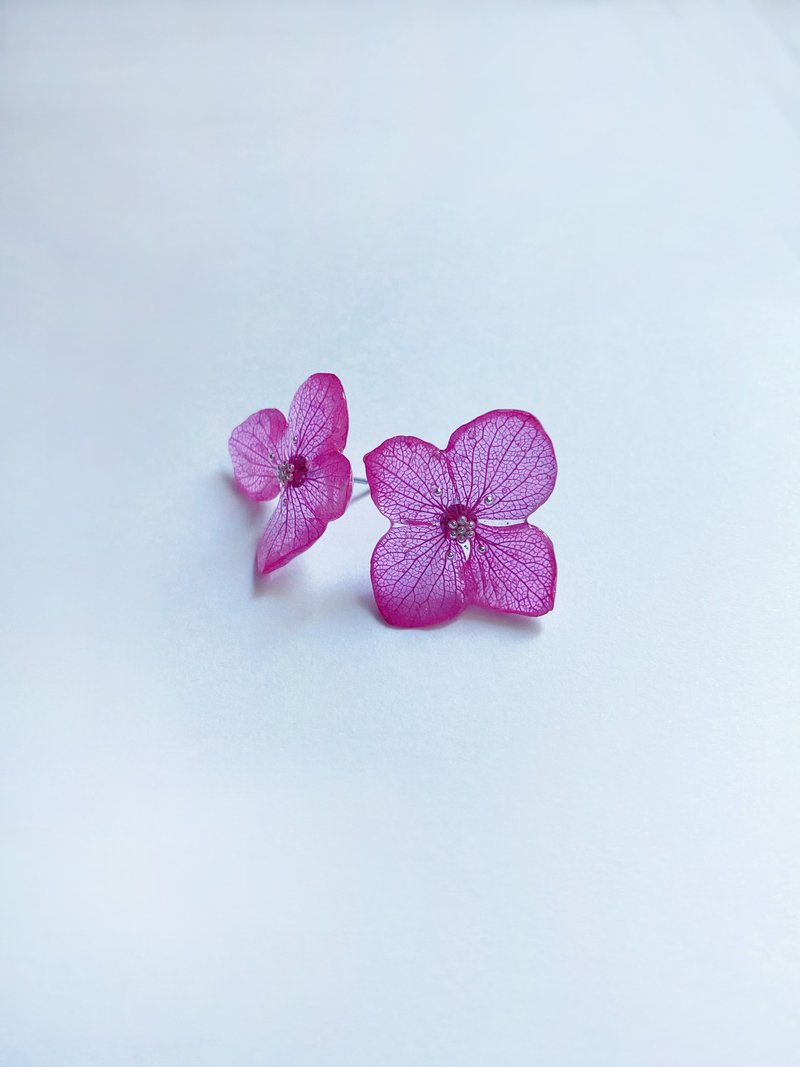 Fushia July Earrings - Earrings & Clip-ons - Plants & Flowers Pink