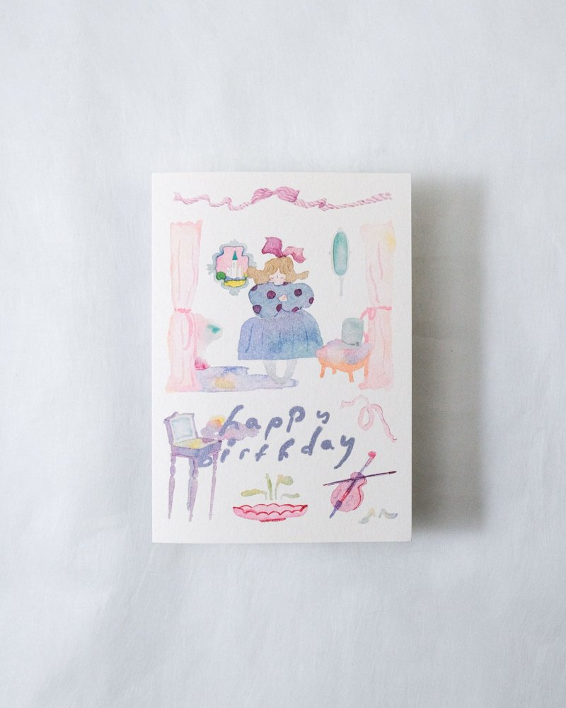 生日快樂 - 墨墨想像 生日卡 - 卡片/明信片 - 紙 