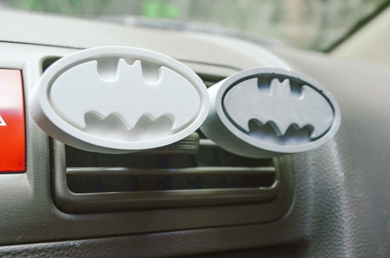 蝙蝠俠 Batman 車用夾  擴香石 香磚 出風口夾 薰香石 交換禮物 - 蚊香/防蚊用品 - 其他材質 白色
