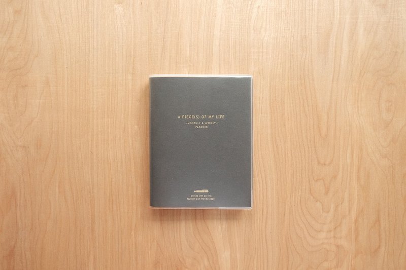 PLANNER 12x15.4 cm. : BLACK STORY - 筆記本/手帳 - 紙 黑色