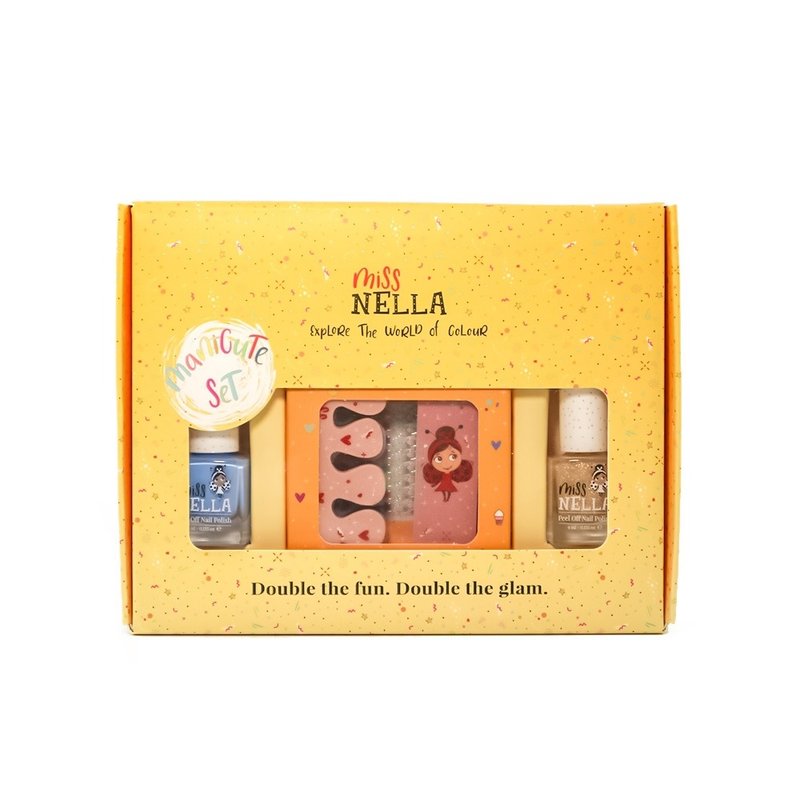 英國【Miss NELLA】兒童水性彩妝萬花筒系列 3入組合-月光寶盒 - 指甲油/指甲貼 - 其他材質 多色