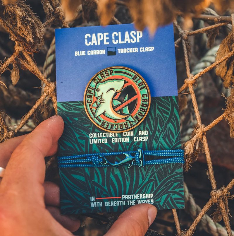 Cape Clasp聯名紀念幣限定鎚頭鯊手繩組 - 手鍊/手環 - 其他材質 