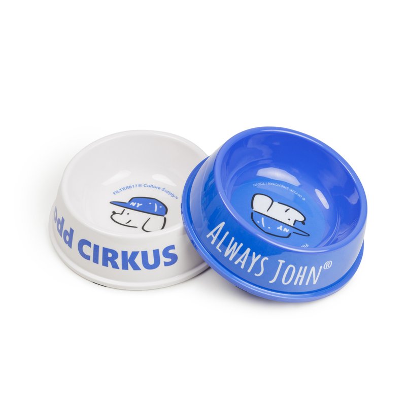 | odd CIRKUS X ALWAYS JOHN | Pet Bowl/Blue - ชามอาหารสัตว์ - วัสดุอื่นๆ สีน้ำเงิน