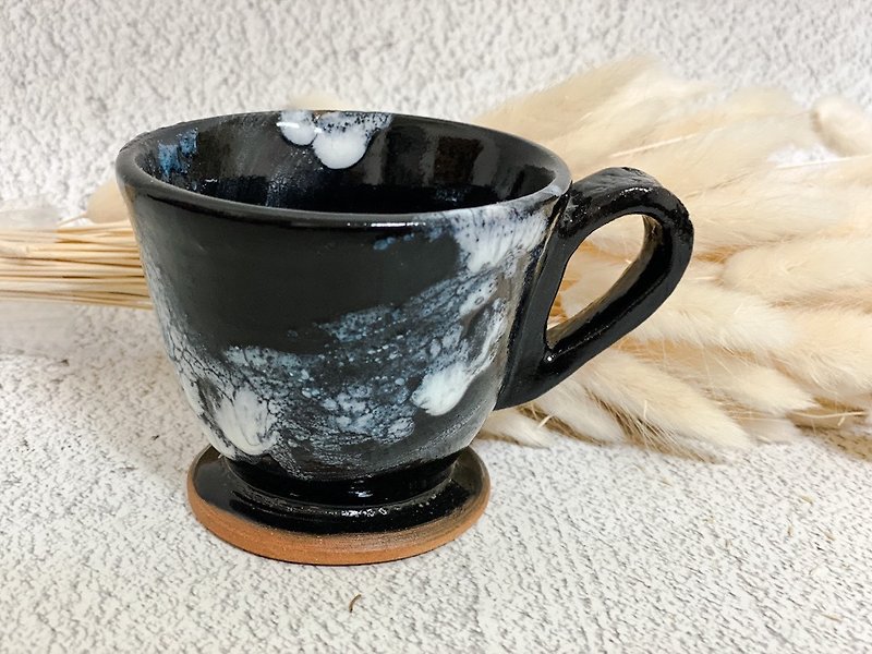 Black and White-Mug - แก้วมัค/แก้วกาแฟ - ดินเผา 