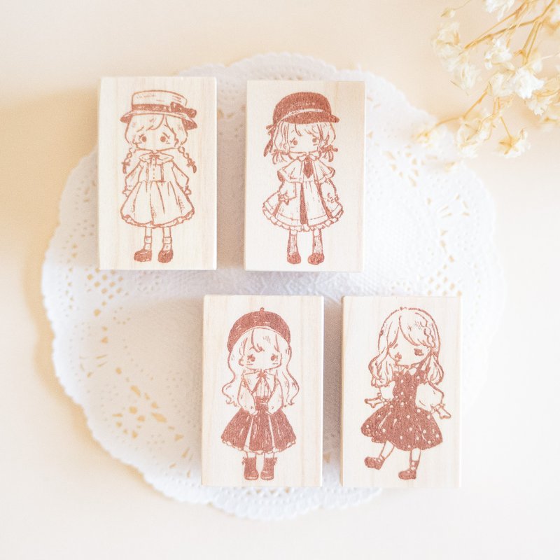 Rubber stamp - My favorite clothes - Stamps & Stamp Pads - Rubber Brown