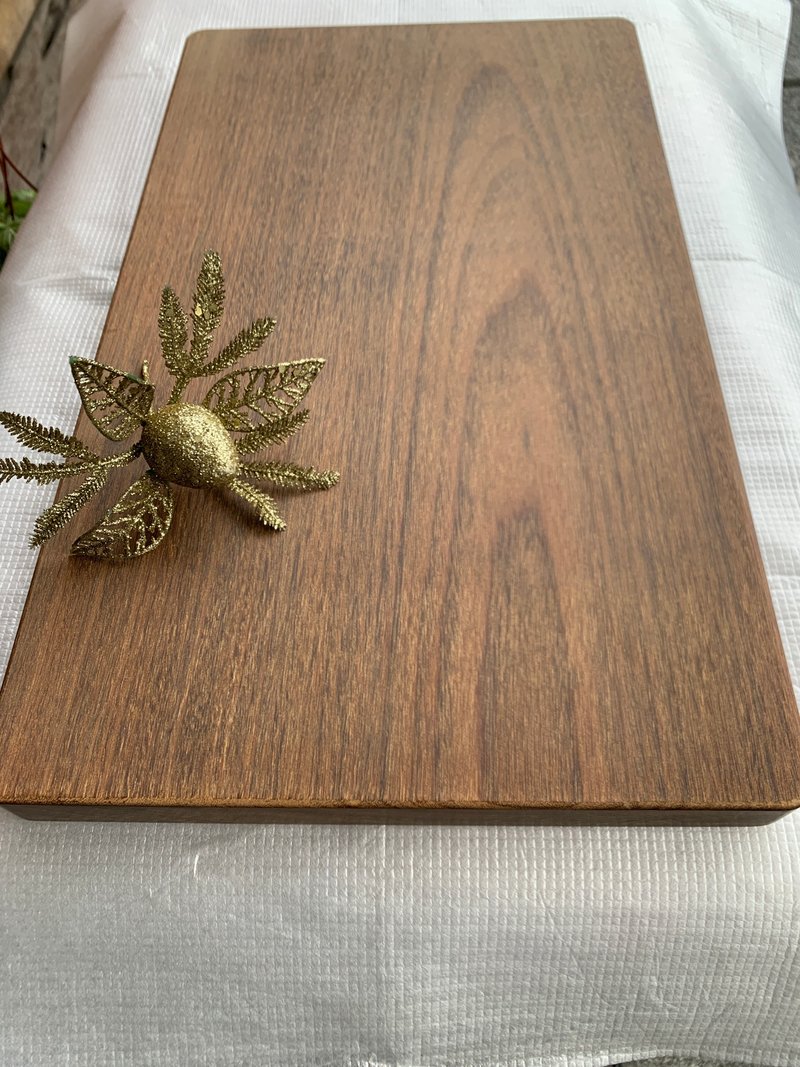 小型南美紫檀木原木砧板天然無塗裝 - 托盤/砧板 - 木頭 