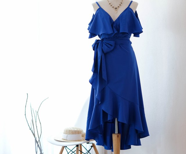 Army Green dress woman linen dress custom made midi dress 0797#