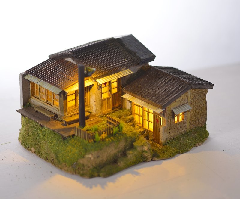 水泥老屋創作--九份老屋II - 擺飾/家飾品 - 水泥 咖啡色