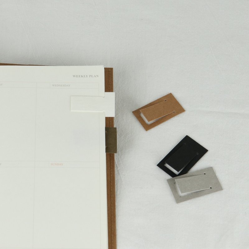 craft leather bookmark ver.2 - 書籤 - 環保材質 咖啡色