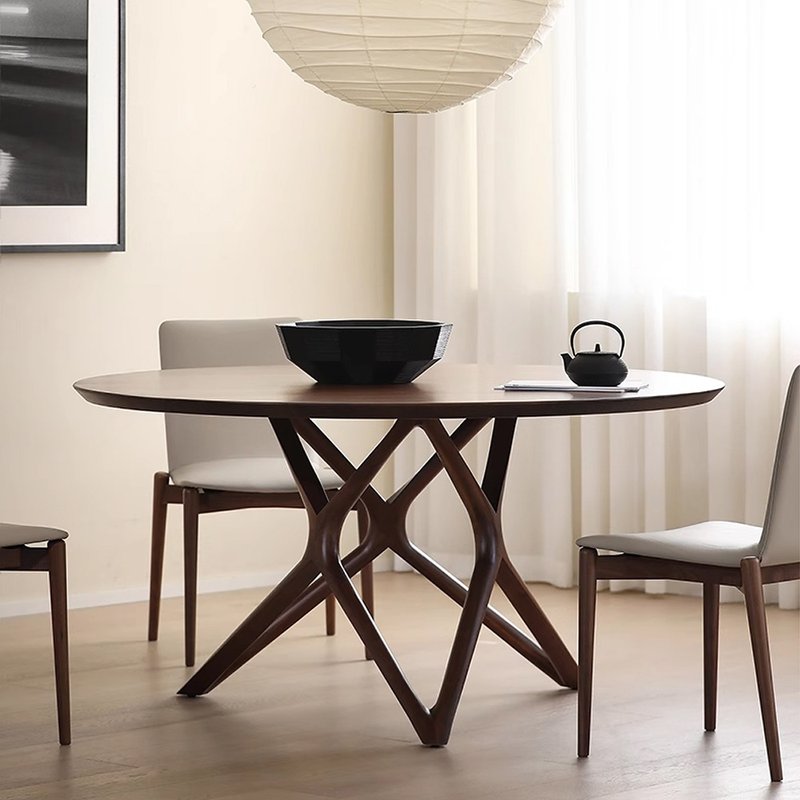 [D3 Log Home] Fran North American walnut dining table - โต๊ะอาหาร - ไม้ 