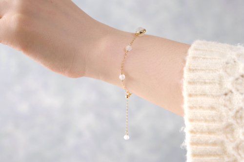6月の誕生石ムーンストーンブレスレット│ムーンストーン
