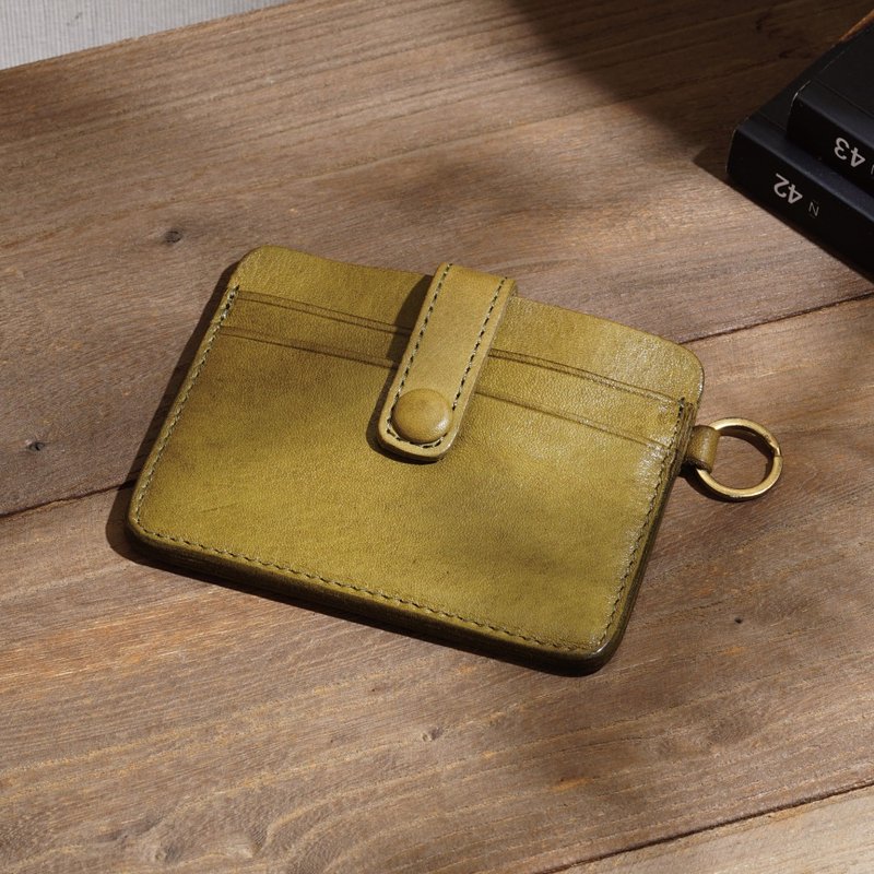 【Urban Collection】簡約扣式卡夾 - 名片夾/名片盒 - 真皮 多色